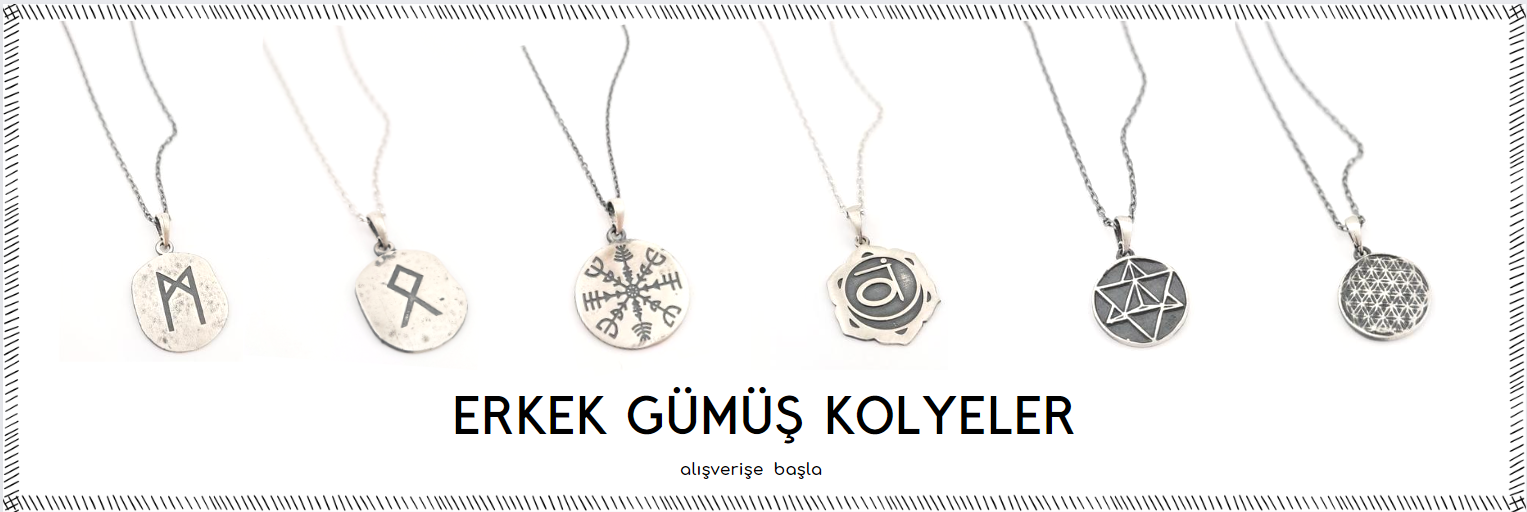 Erkek Gümüş Kolyeler