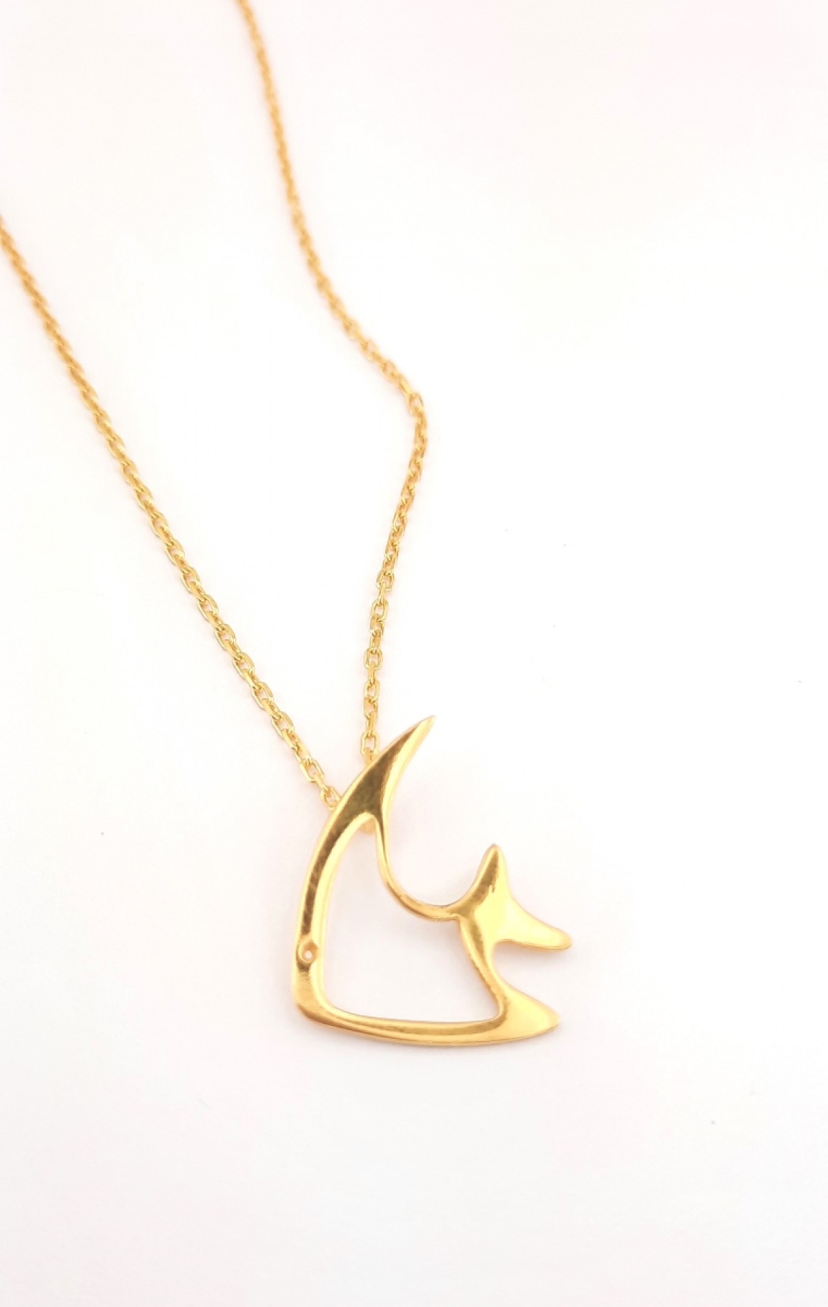 Balık Gümüş Kolye Balık Gümüş Kolye