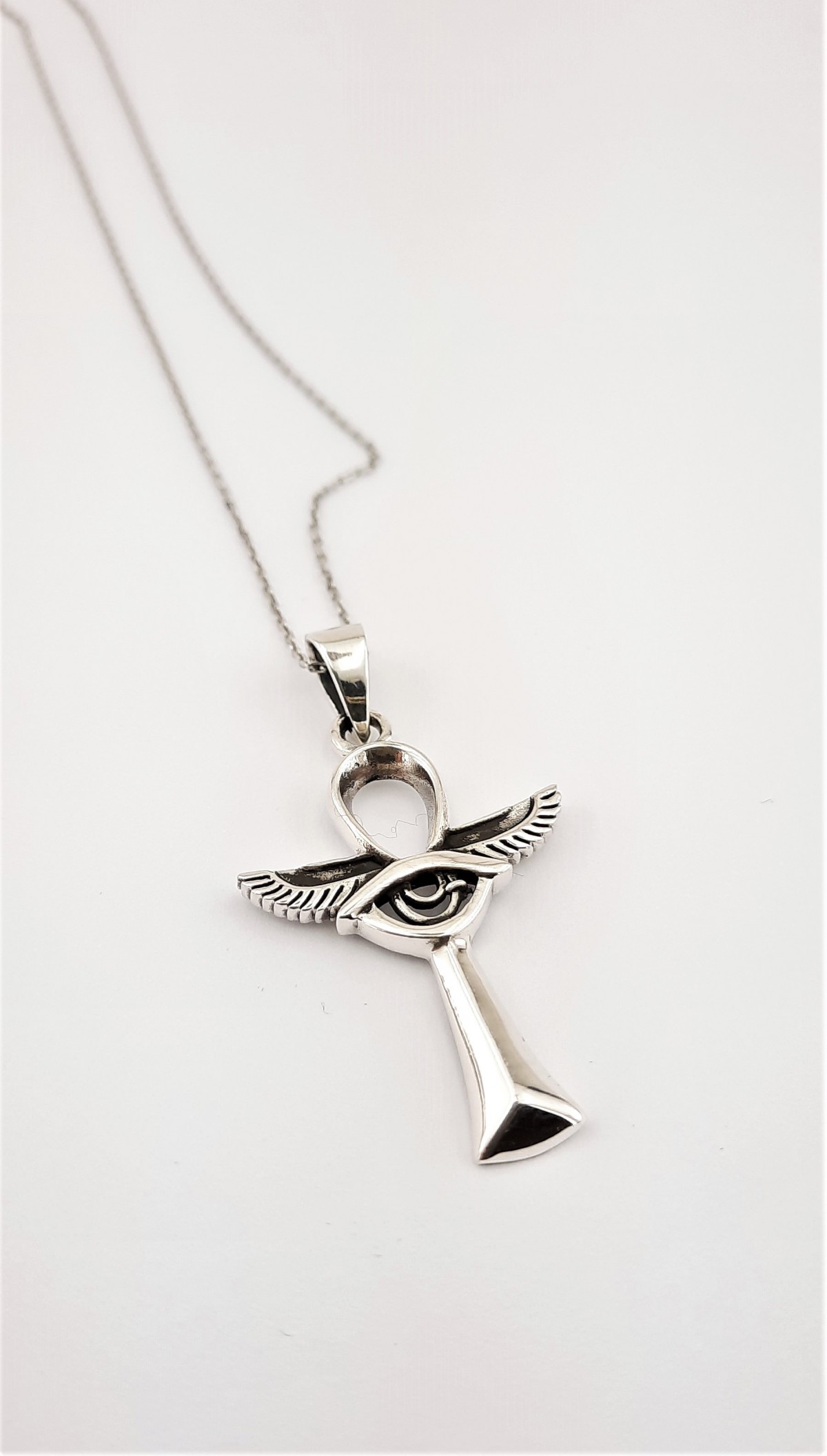 Gözlü Ankh Gümüş Kolye Gözlü Ankh Gümüş Kolye