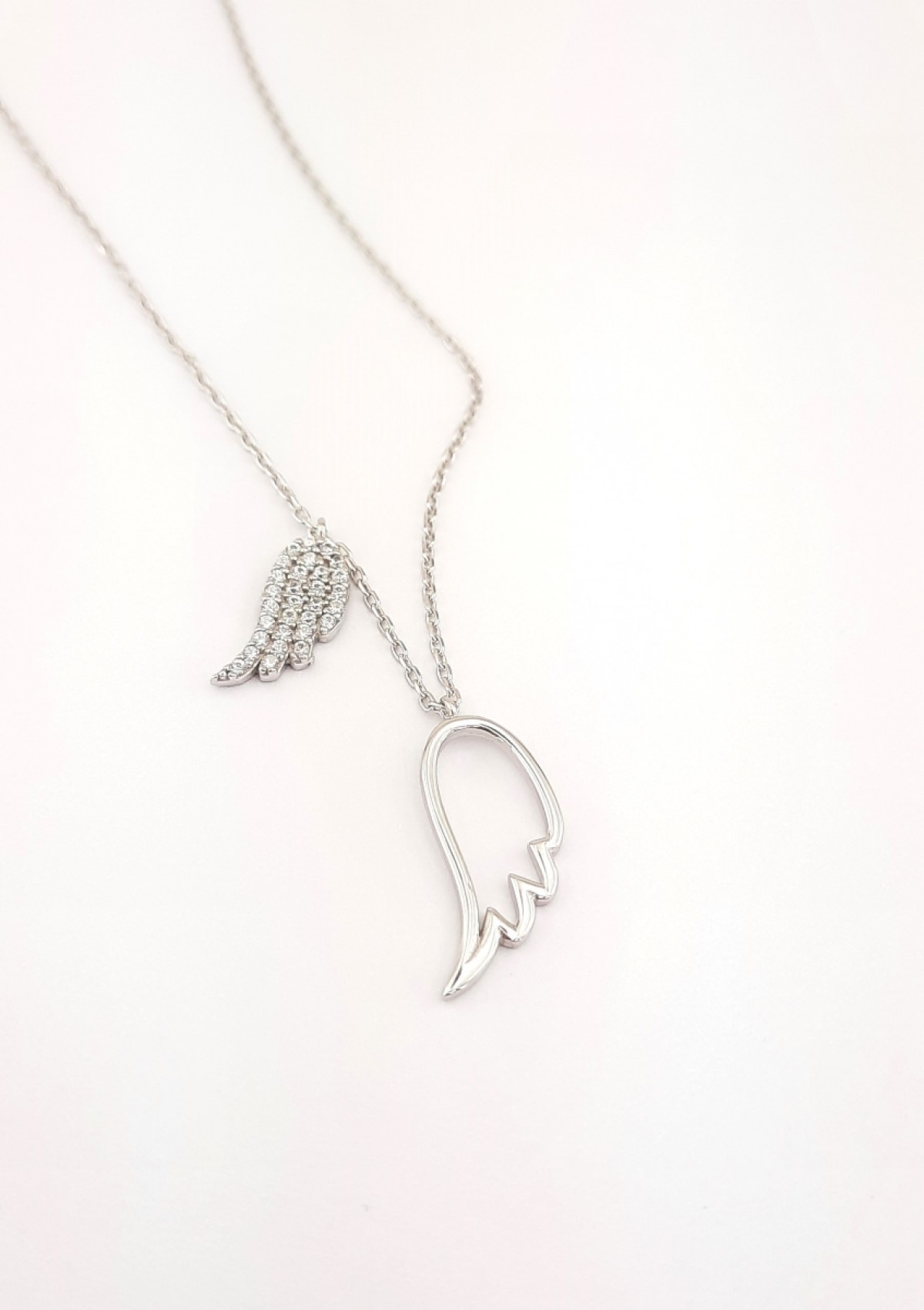 İki Kanatlı Gümüş Kolye İki Kanatlı Gümüş Kolye