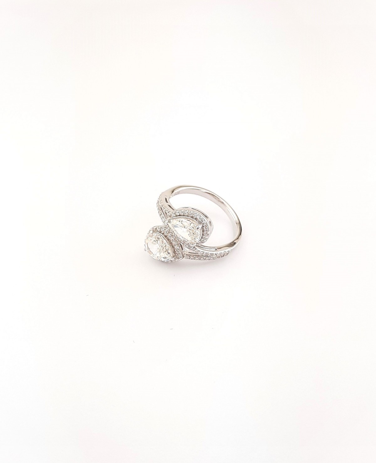 İkili Damla Model Gümüş Yüzük İkili Damla Model Gümüş Yüzük