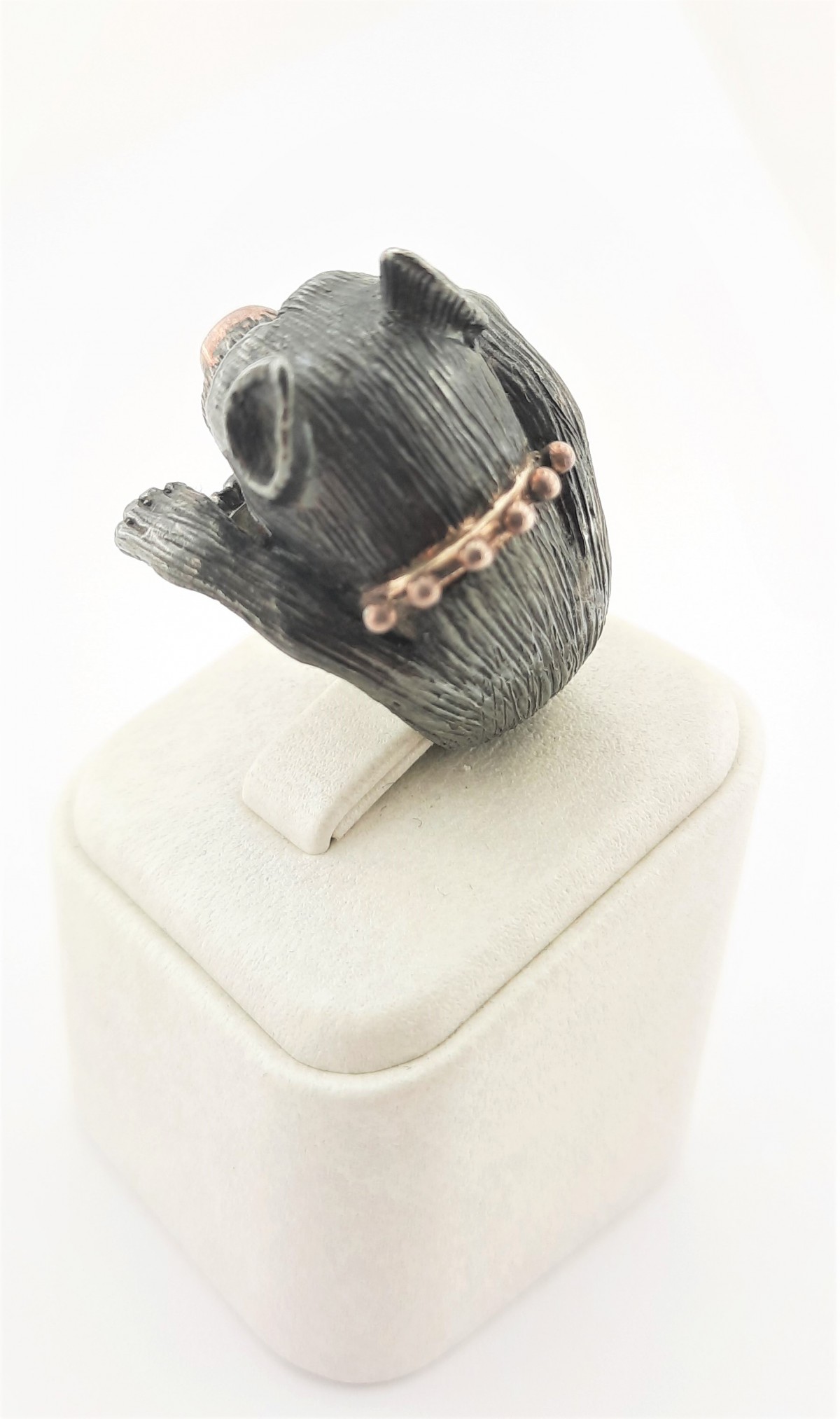 Köpek Tasarım Gümüş Yüzük Köpek Tasarım Gümüş Yüzük