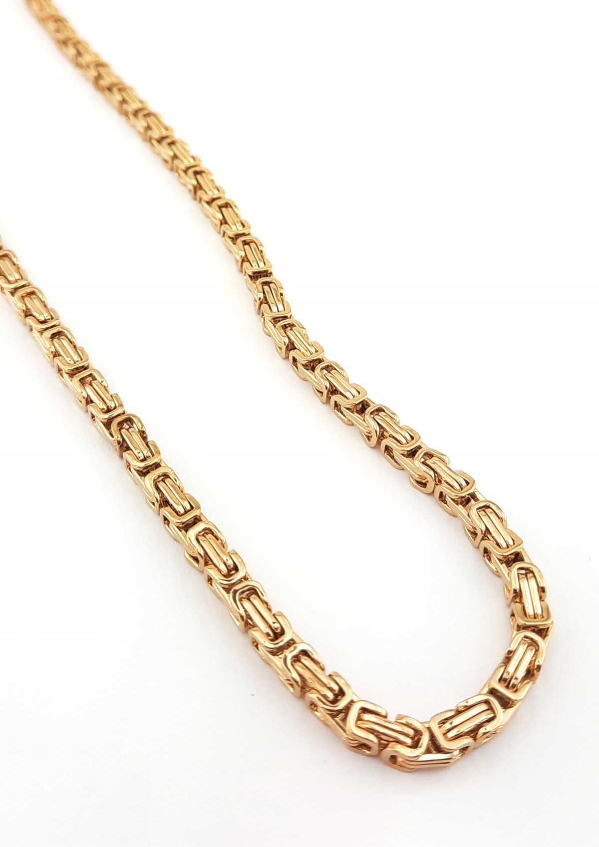 Kral Model Gold Çelik Zincir