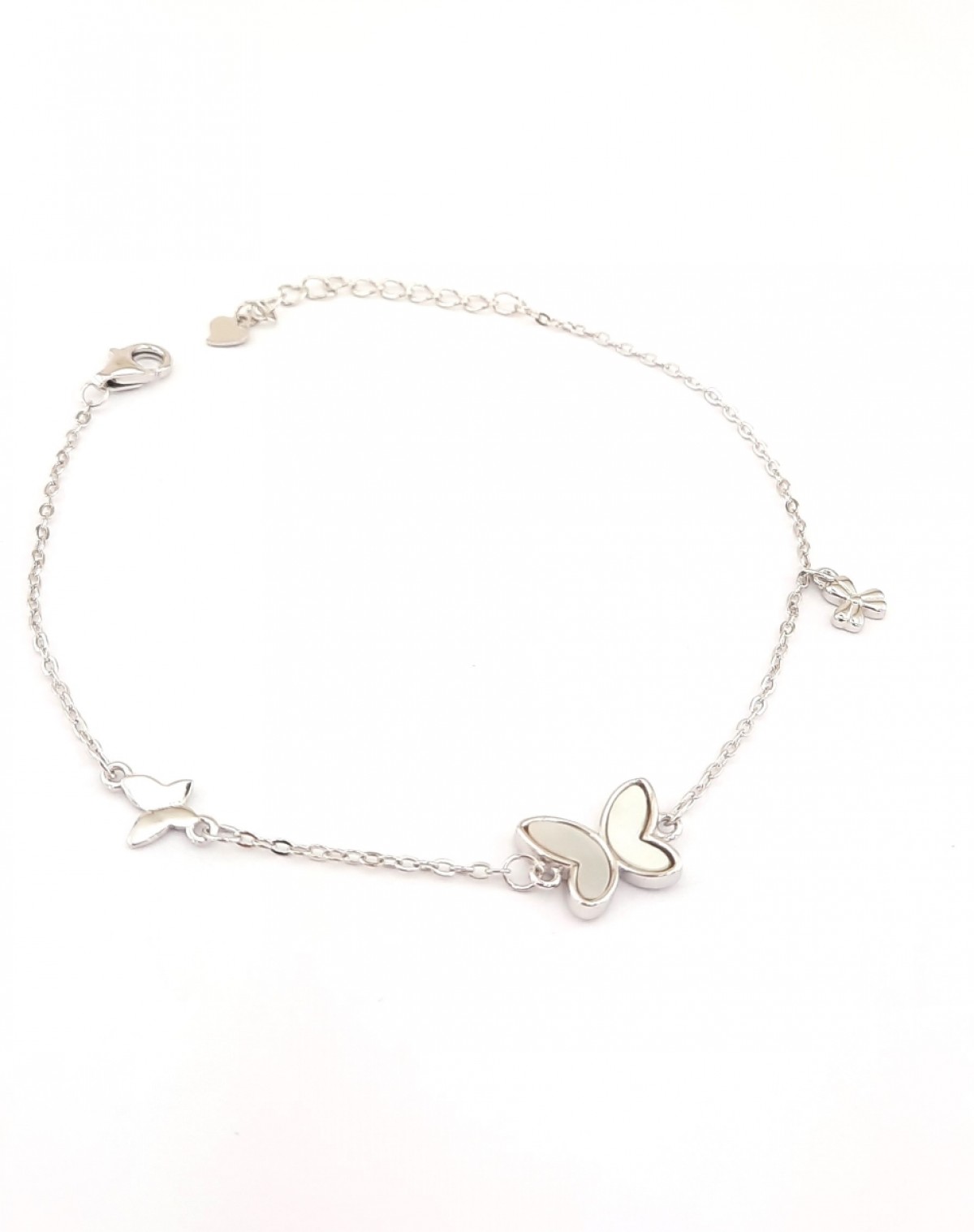 Sedefli Kelebek Gümüş Bileklik Sedefli Kelebek Gümüş Bileklik