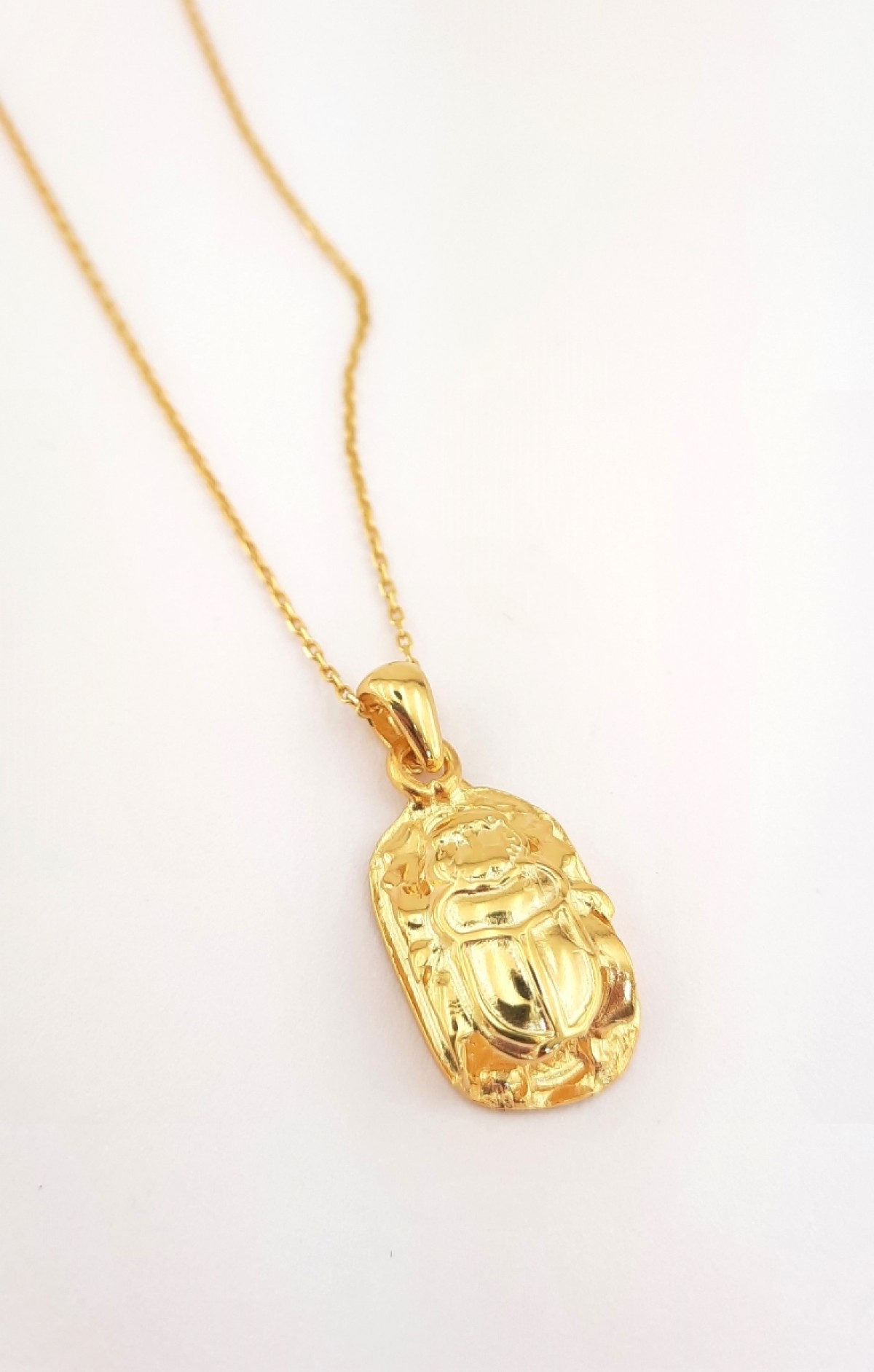 Skarabe Gümüş Kolye Skarabe Gümüş Kolye