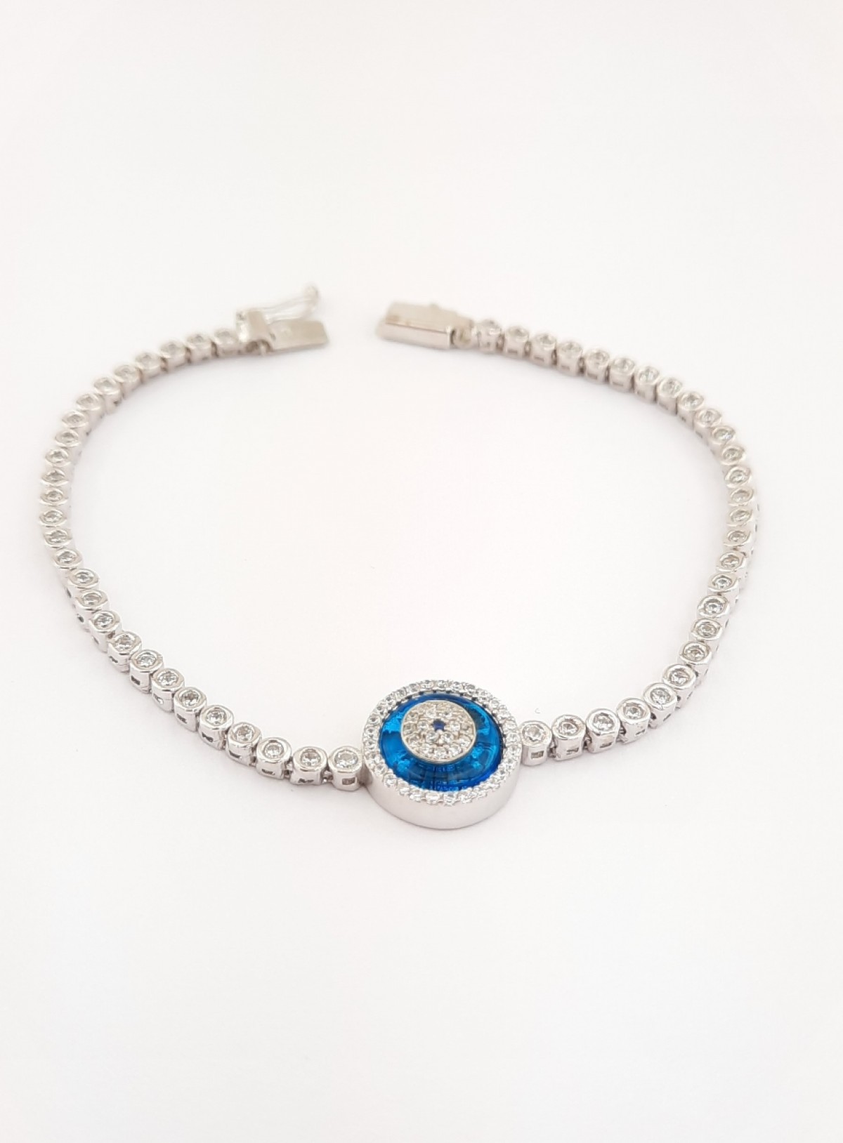 Tekli Camgöz Gümüş Bileklik Tekli Camgöz Gümüş Bileklik