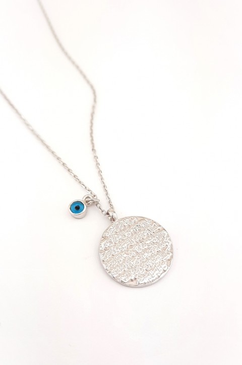 Ayetel Kürsi Gümüş Kolye