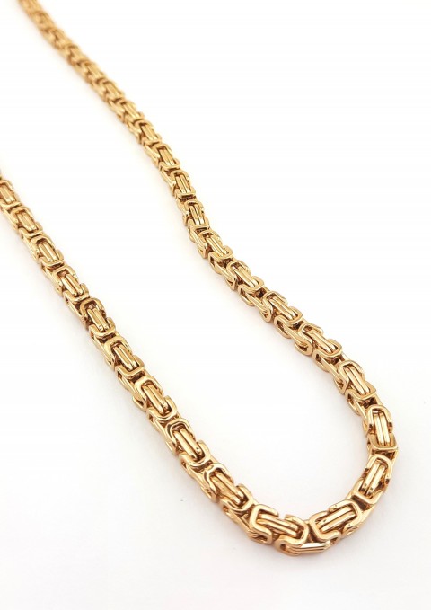 Kral Model Gold Çelik Zincir